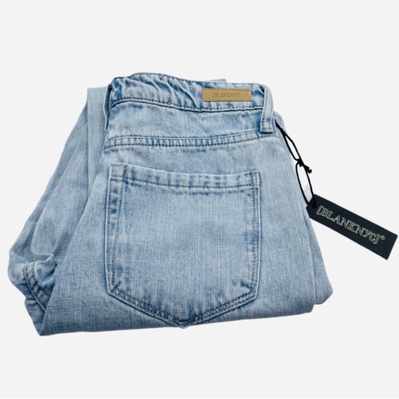 BlankNYC Lexington/Cooper Slit Hem Straight Leg Jeans - Picture 4 of 7